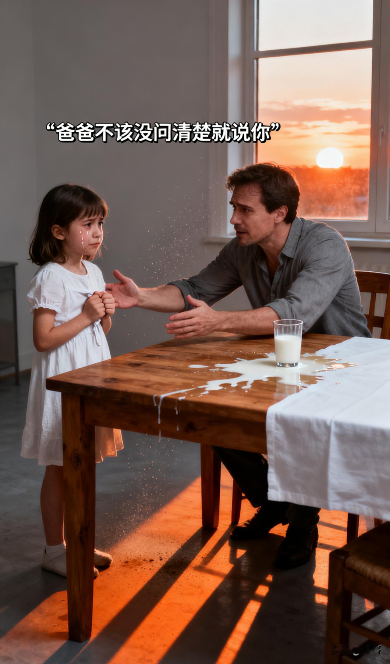 错怪孩子要道歉吗?
 
深夜，我坐在儿子房间门口，看着门缝里透出的微弱灯光，心里