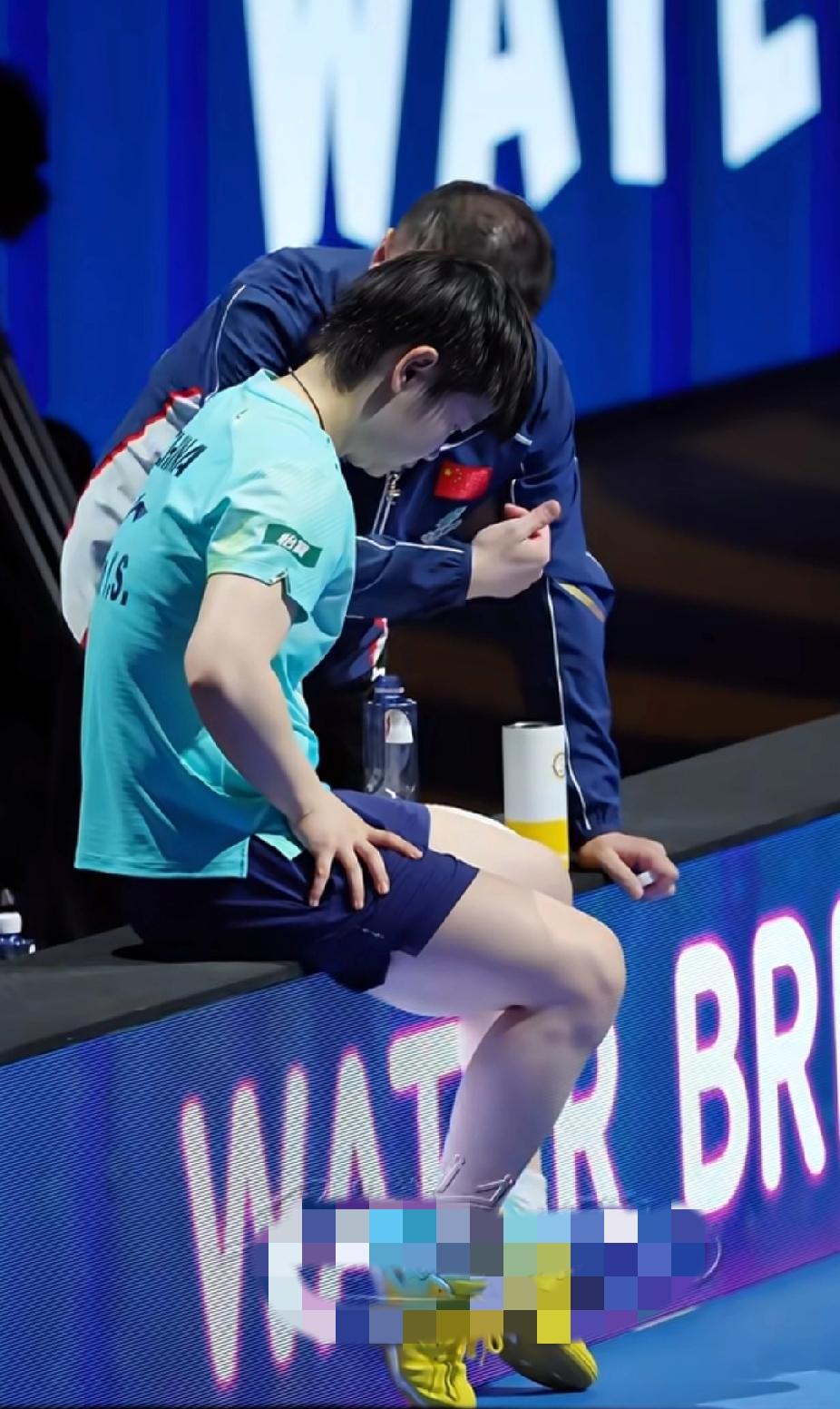 谁懂啊！这就是国乒最动人的师徒情✨
 
澳门世界杯孙颖莎4:3逆转汉娜·高达的赛