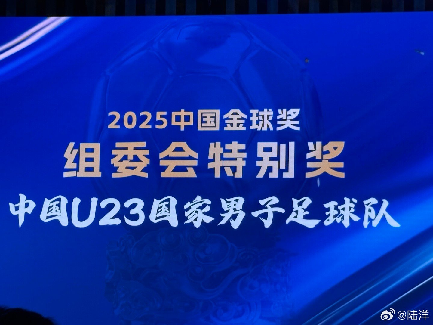 中国金球奖 这个特别奖没啥说的，还是给大家留下了很多美好回忆。希望5月份U17能