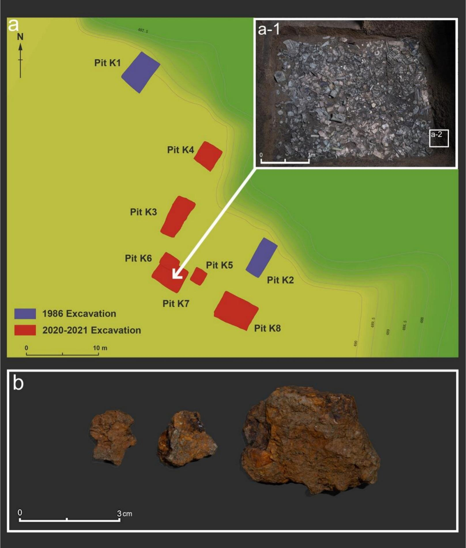 商代晚期的人还没有掌握成熟的炼铁技术。但在三星堆的7号祭祀坑里，考古学家挖出了一
