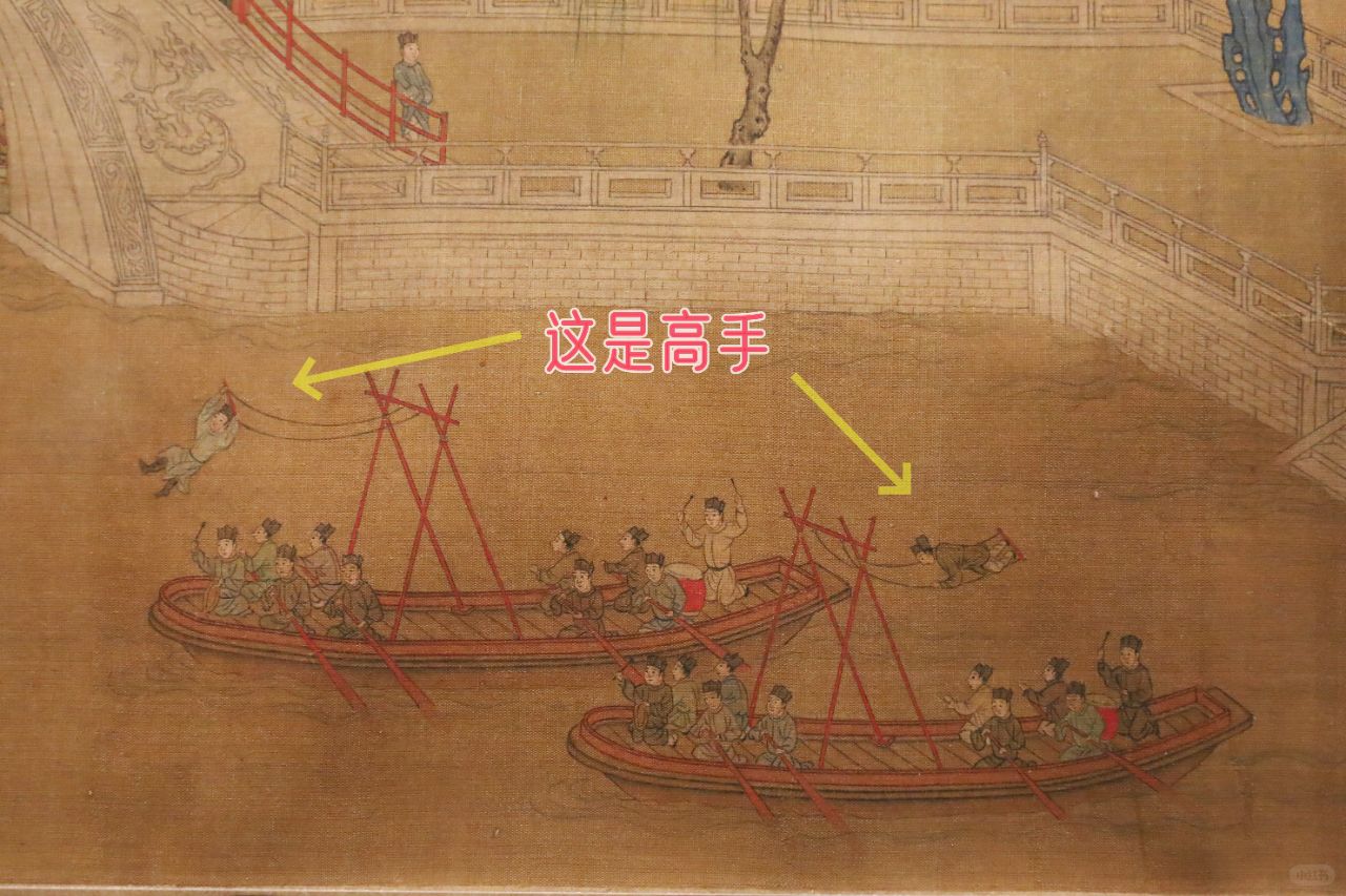 那个时候的龙舟赛，必须是有亿点技术难度