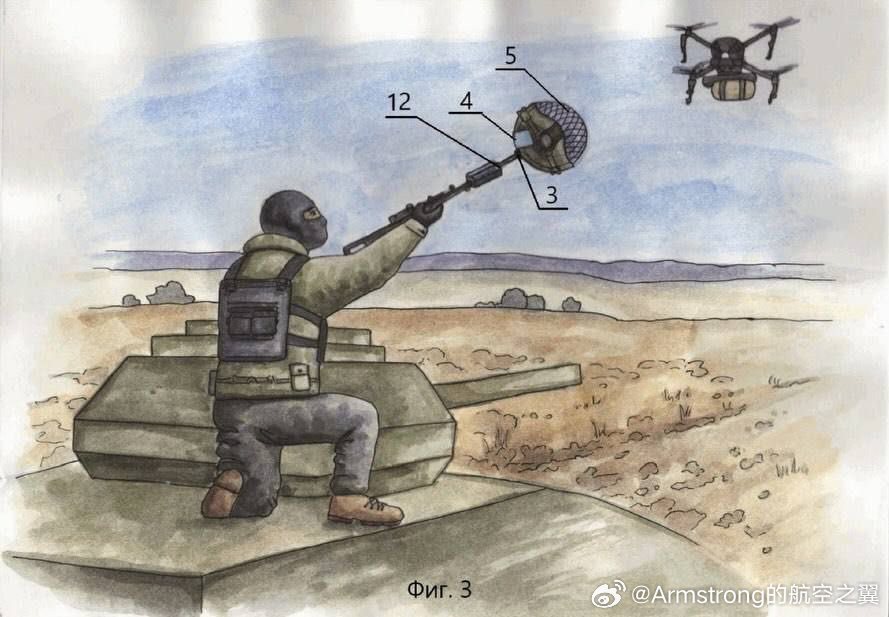 俄乌局势新进展 奇葩反FPV无人机专利，摘下头盔，把它装到枪管上，利用头盔上的格