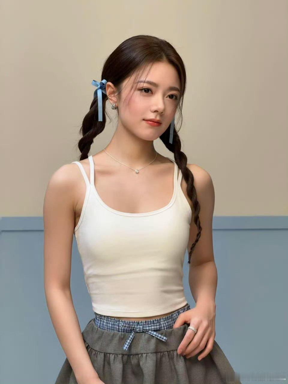 赵今麦女团门面级别的美貌，麦麦灵气与可爱双在线，谁看了不心动啊