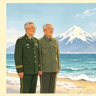 早安我的中国早安，老战友！夏至已至，清风送爽。昔日并肩守家国，如今天涯念战友，距