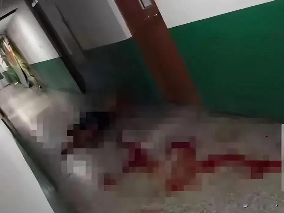 走廊浑身是血，艺校生凌晨持刀捅死“凌霸”？
到底是不是凌霸呢？当地说不是，网络上
