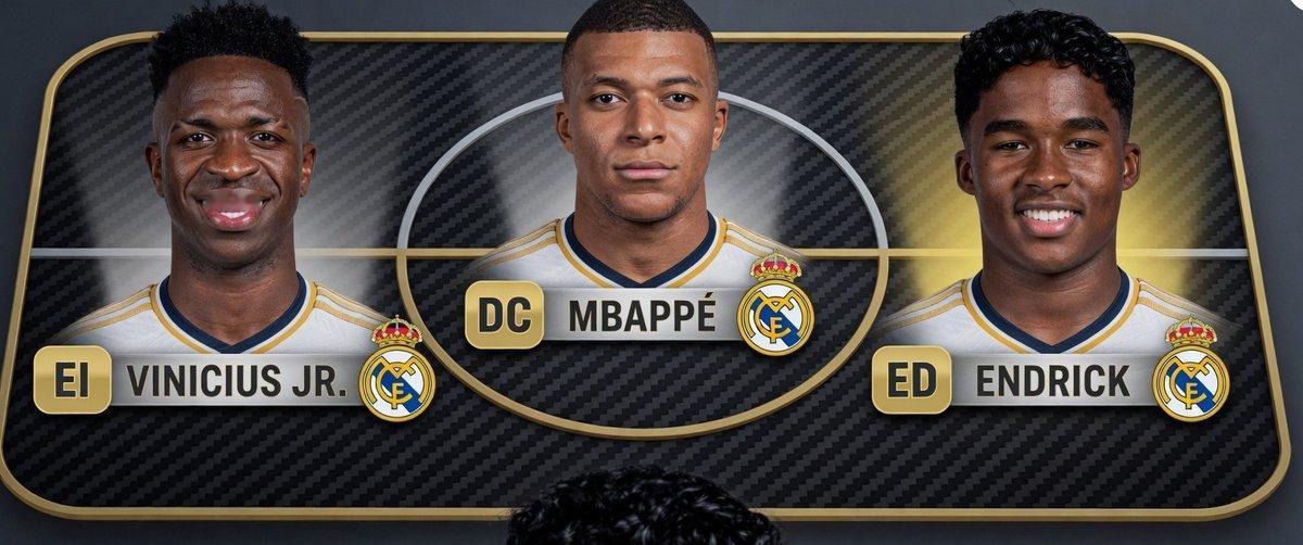 皇马2026/27赛季三叉戟！🎯halamadrid