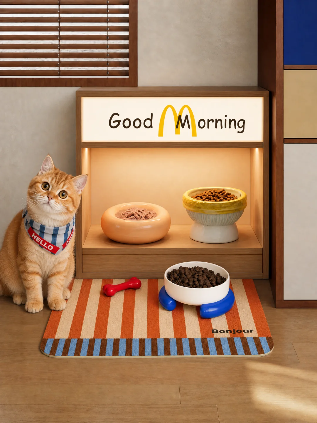 猫宅大橘大利！！🍊孟菲斯宠物食堂get…
