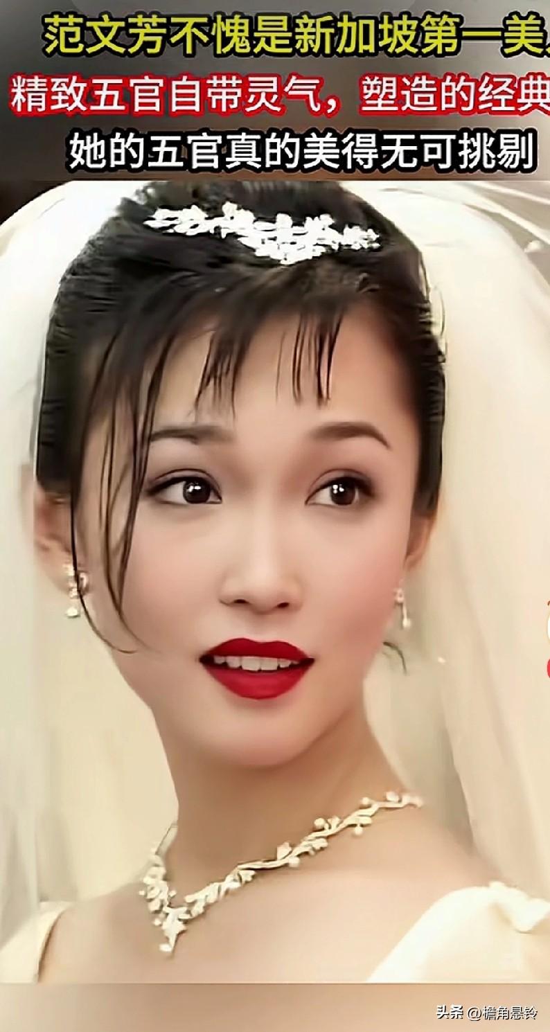 都说新加坡第一美女初看不咋样，可越看越有味道，这话我太认同了。像范文芳，乍一看可