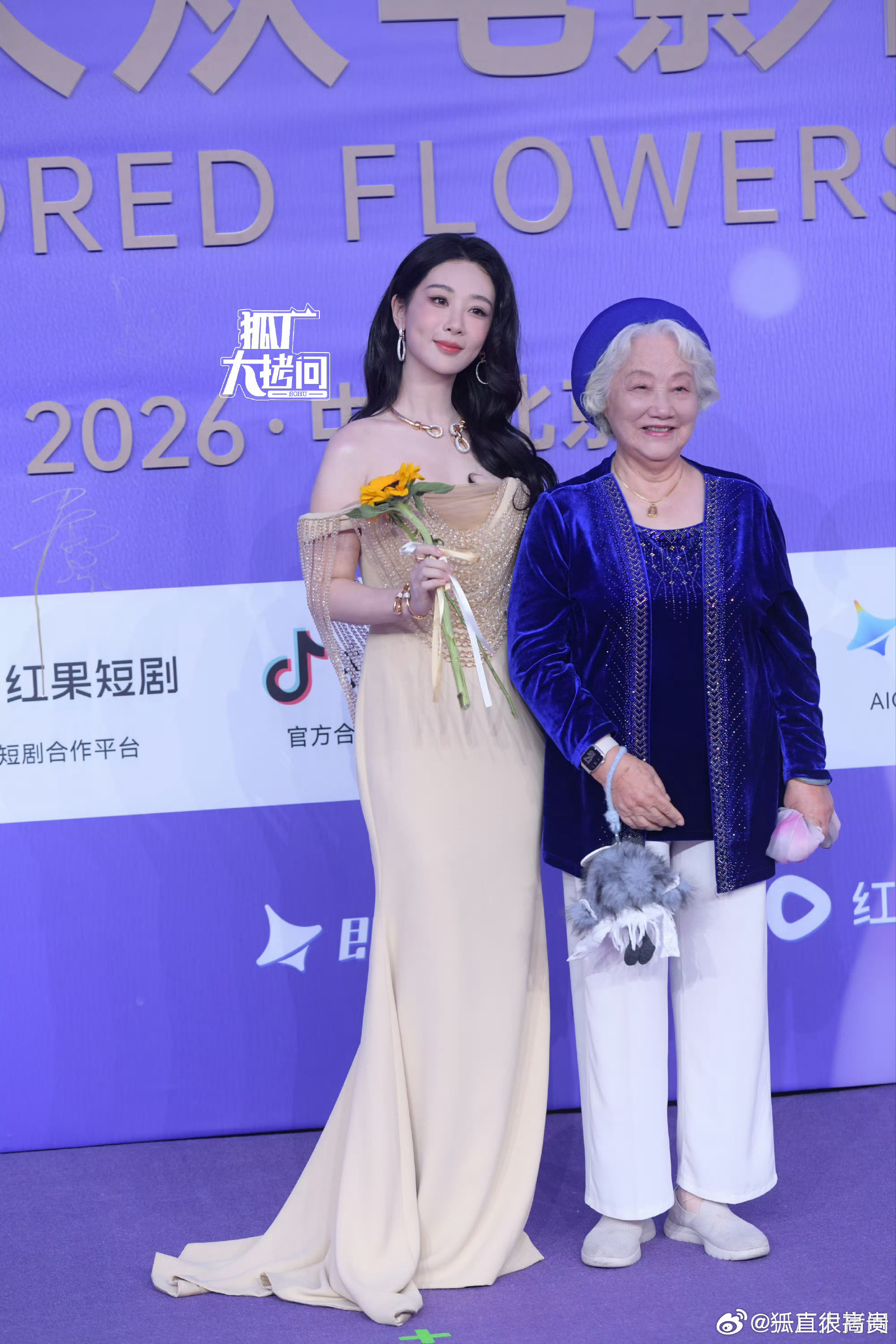杨紫百花奖红毯生图百花奖红毯