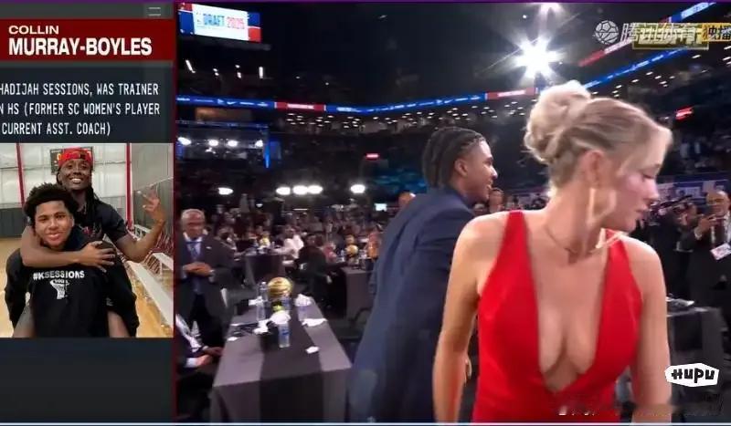 带女朋友选秀，博伊尔斯让其他新秀黯淡无光，2025年的NBA选秀大会，猛龙用9号