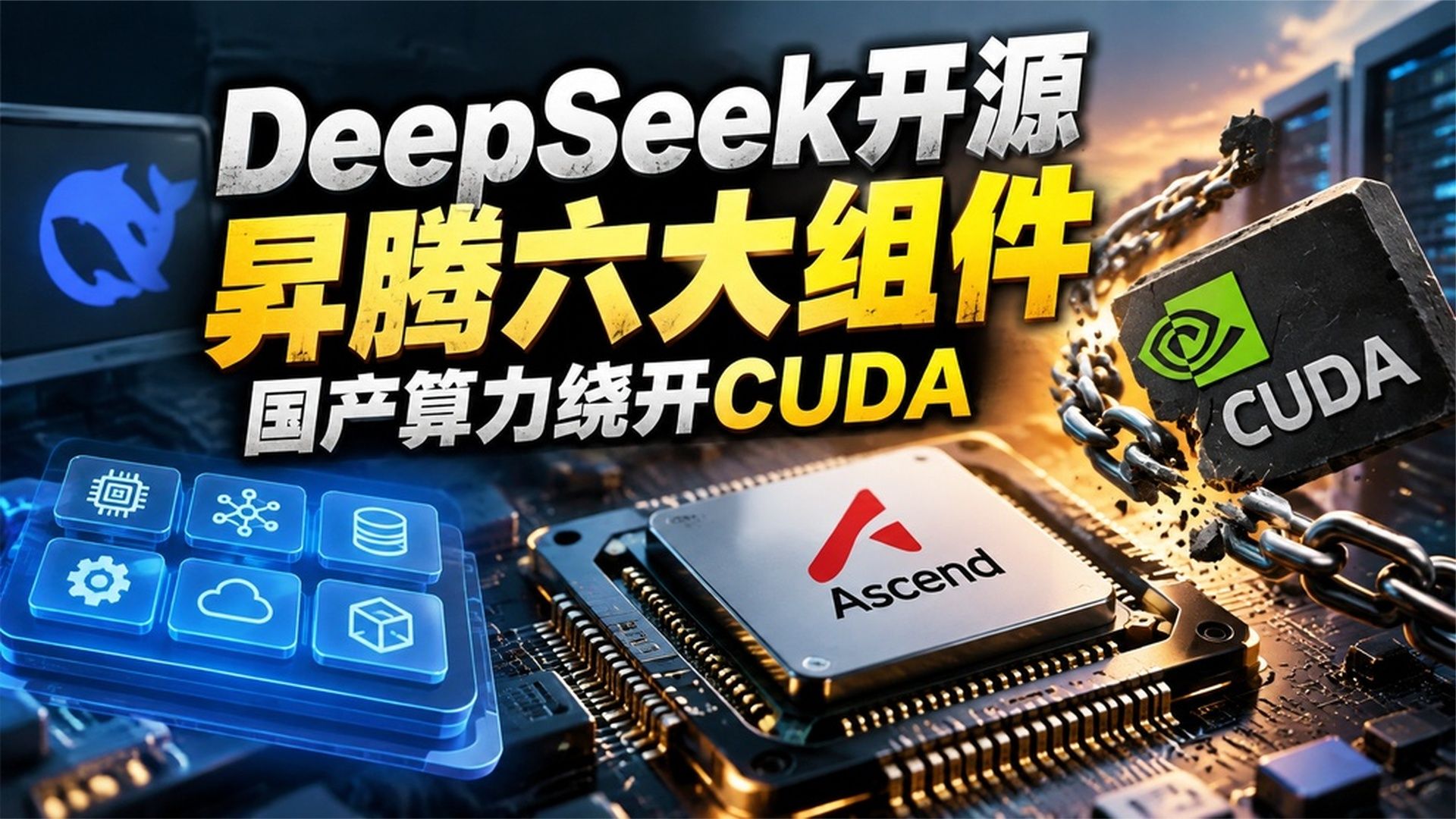 DeepSeek开源昇腾六大组件：国产算力绕开CUDA