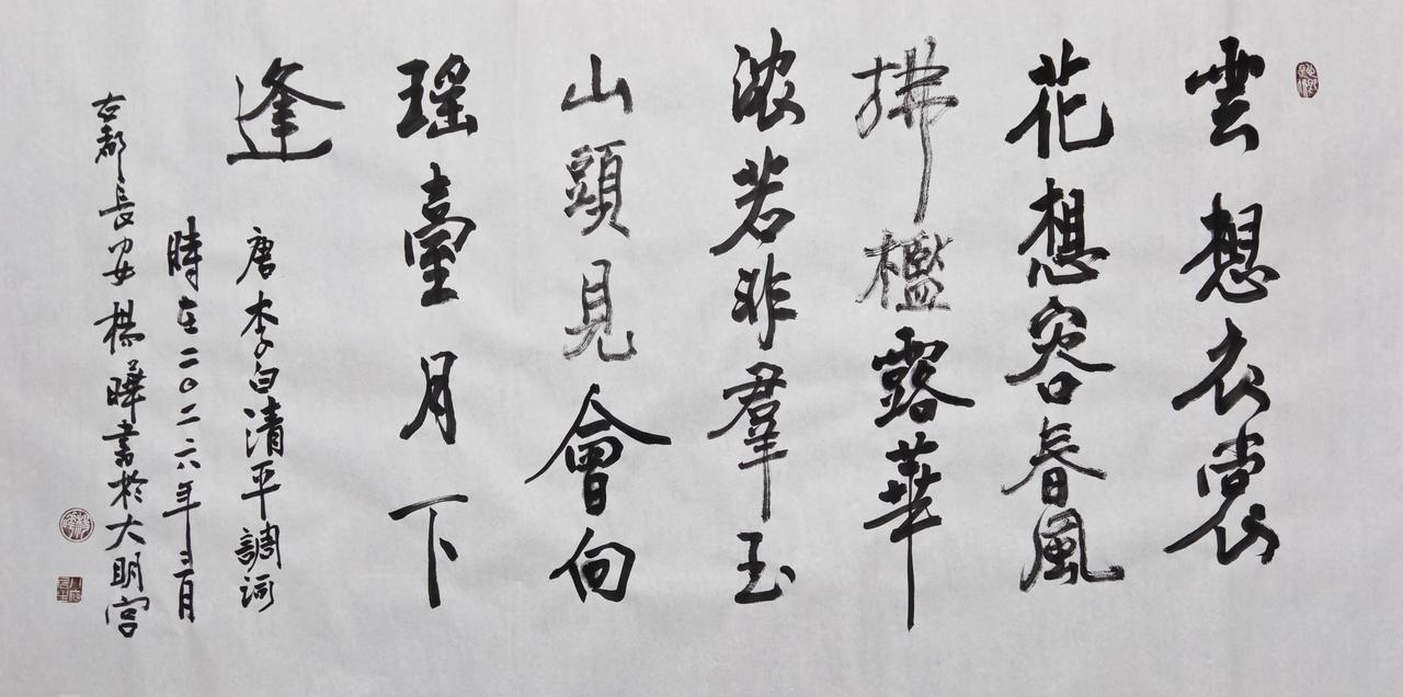 笔底有风雷，心中存丘壑——杨晔书法艺术简评
 
杨晔，长安书坛的一位笃行者。作为