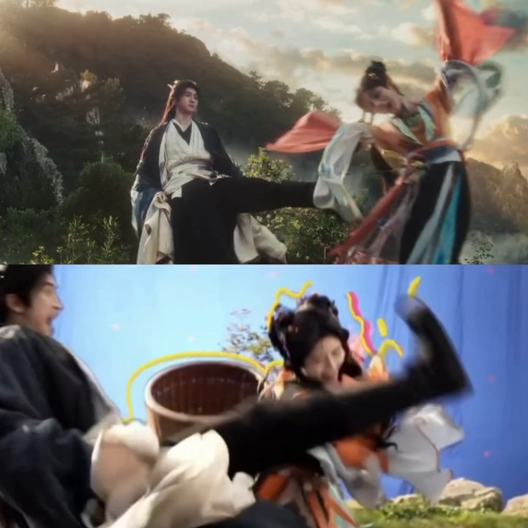 阿黛：怎么还有第二关依旧对抗路师徒哈哈哈哈哈哈哈 