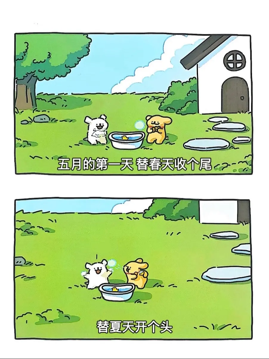五月的第一天 替春天收个尾 替夏天开个头 祝我们越来越好 越来越幸福
