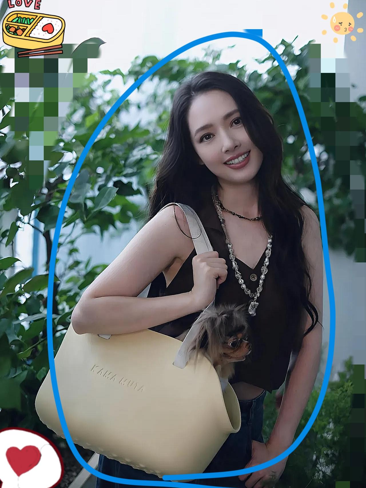 我朋友亲眼见过郭碧婷，

她说了个大实话。
 
哪是电视上那种清冷感，真人站在人