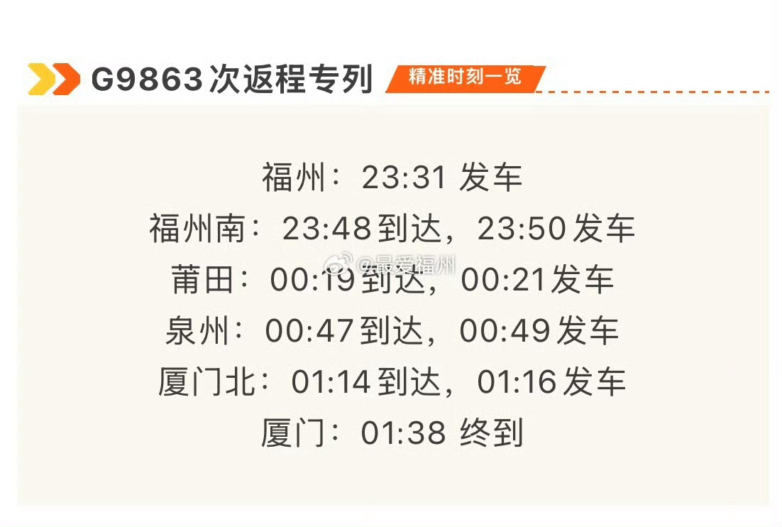 福州身边事虎纠人讲福州  福州车站将于7月19日夜间开行G9863次“歌迷专列”