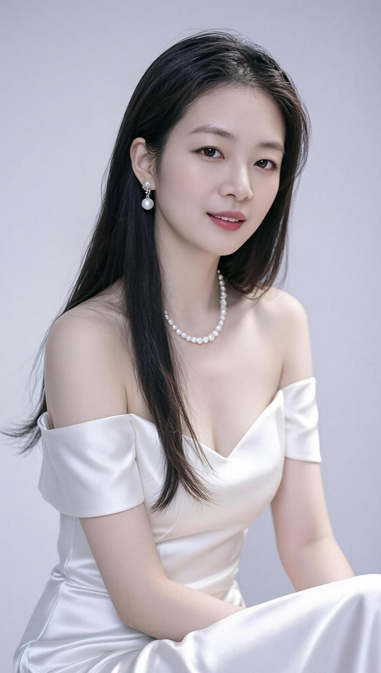 AI珍珠缎面写真 抖音玩法合伙人计划随拍穿搭高颜值