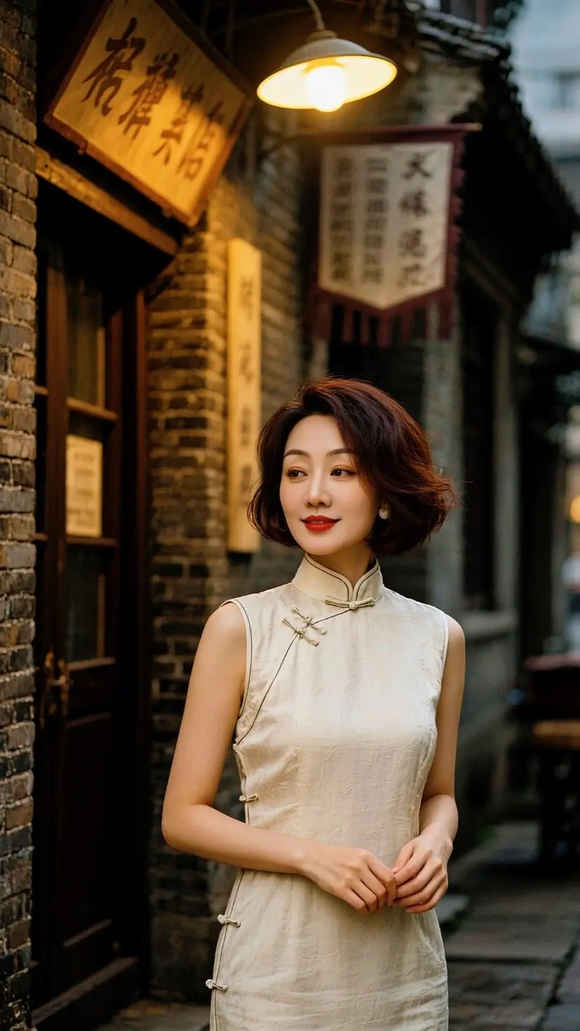 AI民国街景知性短发照 ai创作全新升级 广告分成玩法达人伙伴计划