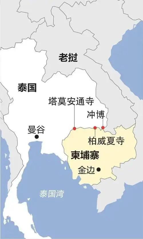 泰国如今敢硬刚柬埔寨，道理很直白：就是背后没人给柬埔寨撑腰了，过去很多人认为，柬