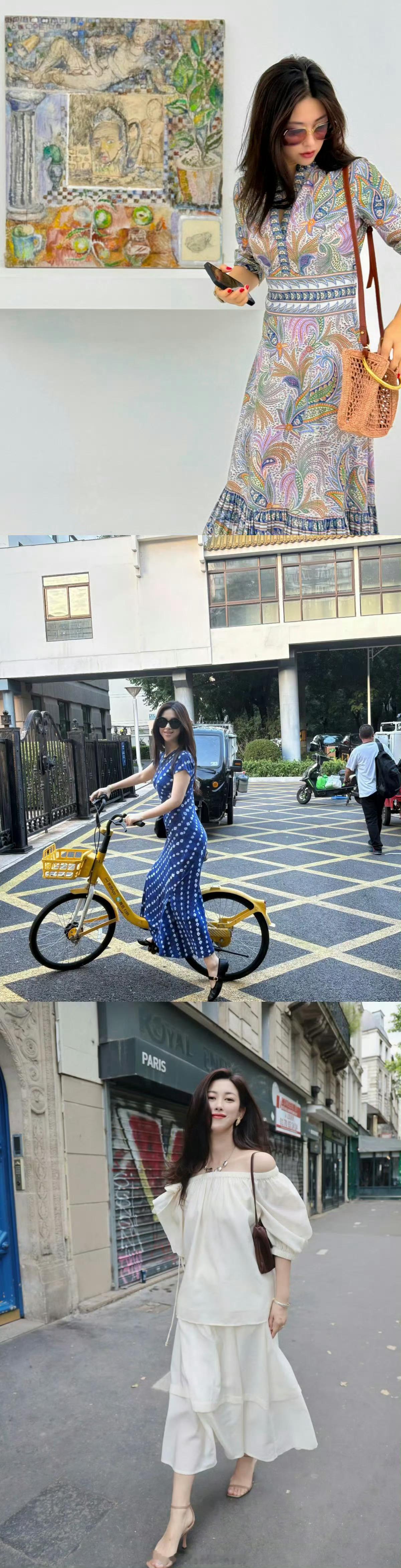 朱珠穿搭朱珠日常穿搭合辑 自信大方的美丽 