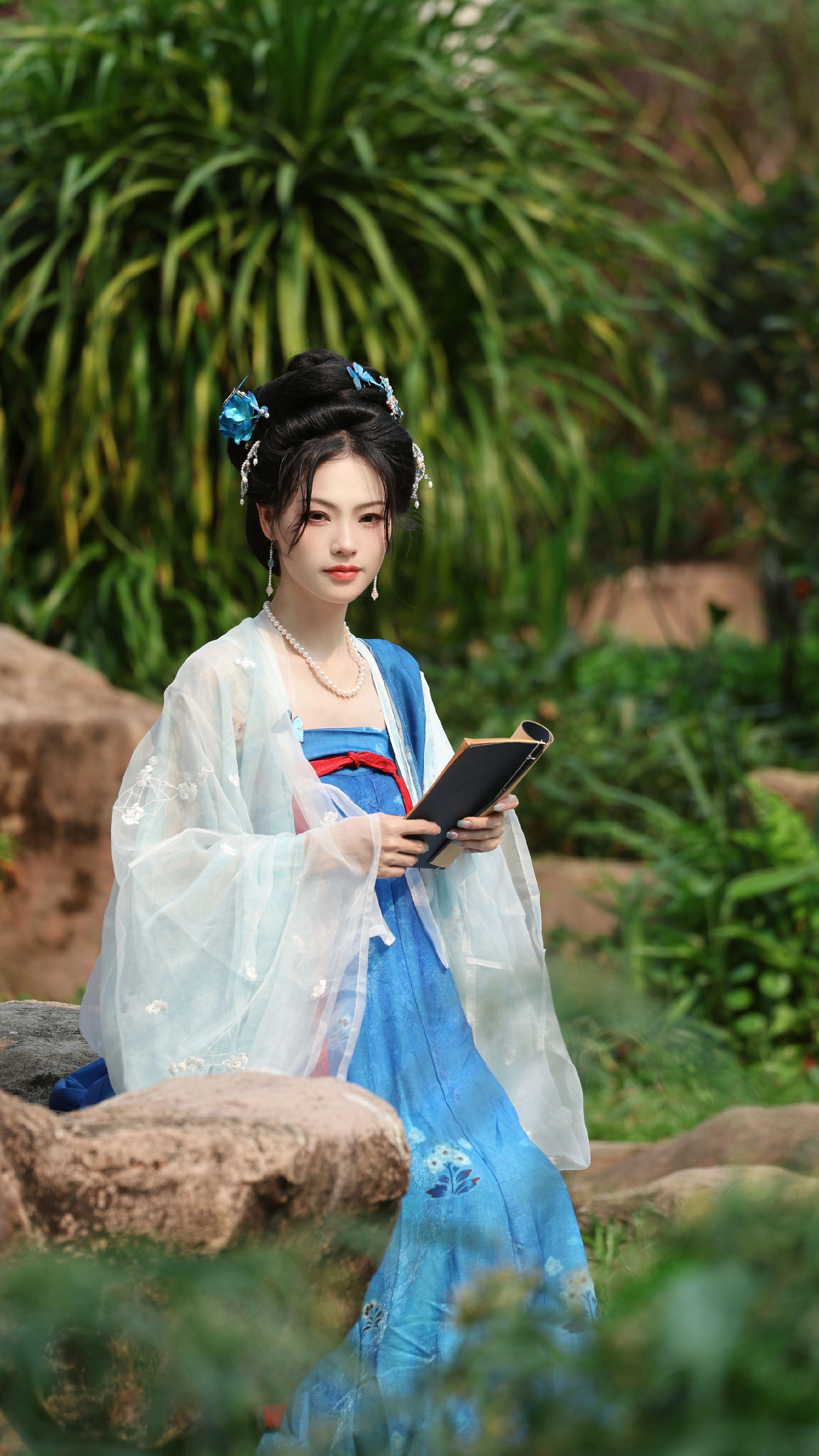 东方美学旅行照 汉服小姐姐 民族服饰写真分享