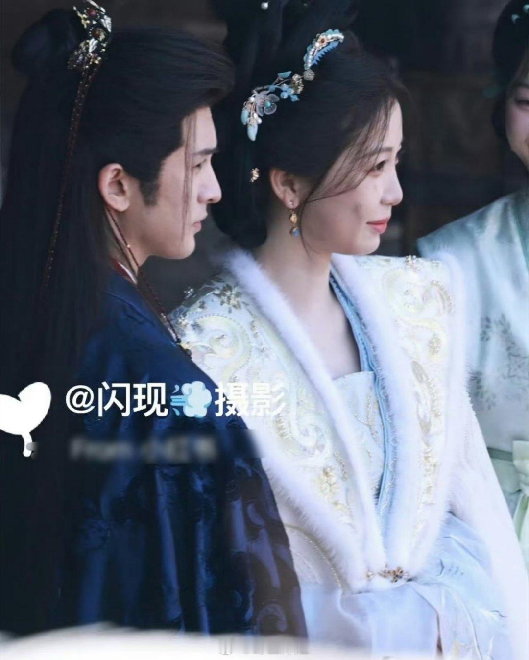 虞书欣、张云龙《云初令》同框侧脸路透，有没有CP感？ 