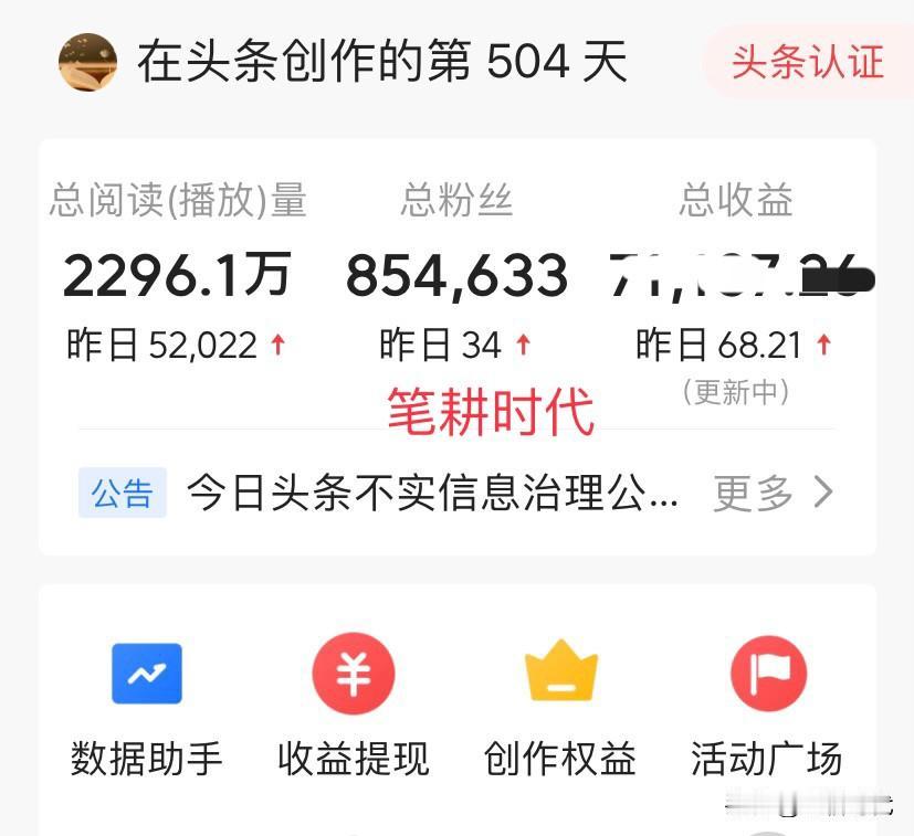 傻眼了！全网还有比我更低的千次阅读单价吗？昨日6万多阅读量收益差不多100元，今