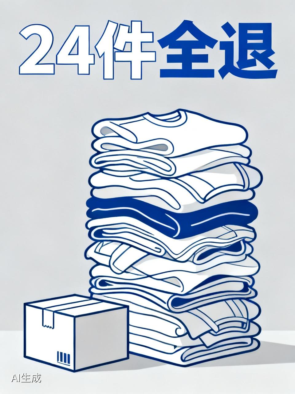 顾客买24件衣服全退光 店主心态崩了 现在的商家真不好做，就说这服装店主，被顾客