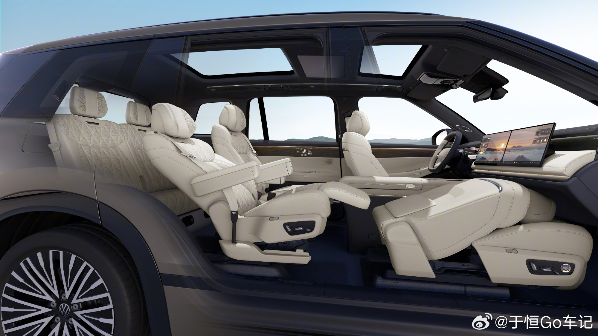 大众9X是增程车的终极答案吗大v聊车 3月30日，上汽大众ID.ERA 9X开启