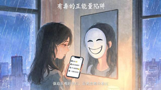 你总在逼自己正能量，所以越活越累