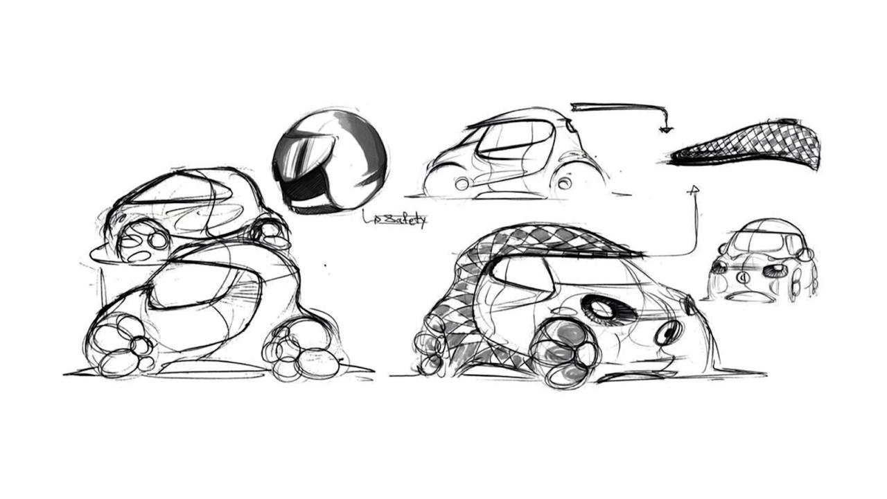 smart的精灵2号概念车，昨天现场近距离感受了一下，意犹未尽！大家都关注两座了