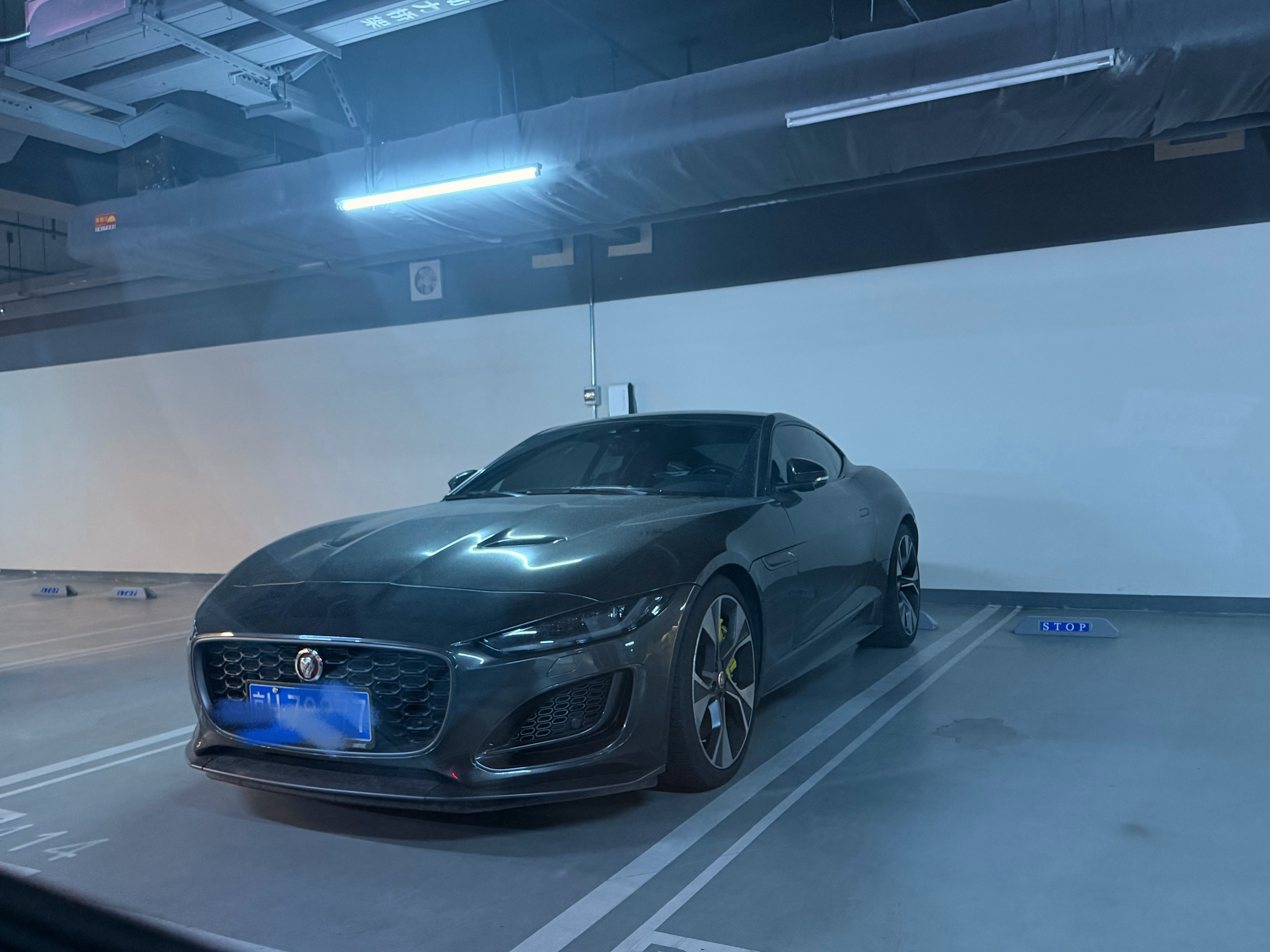 f-type这么孤傲的车 我们小区竟然有两辆 