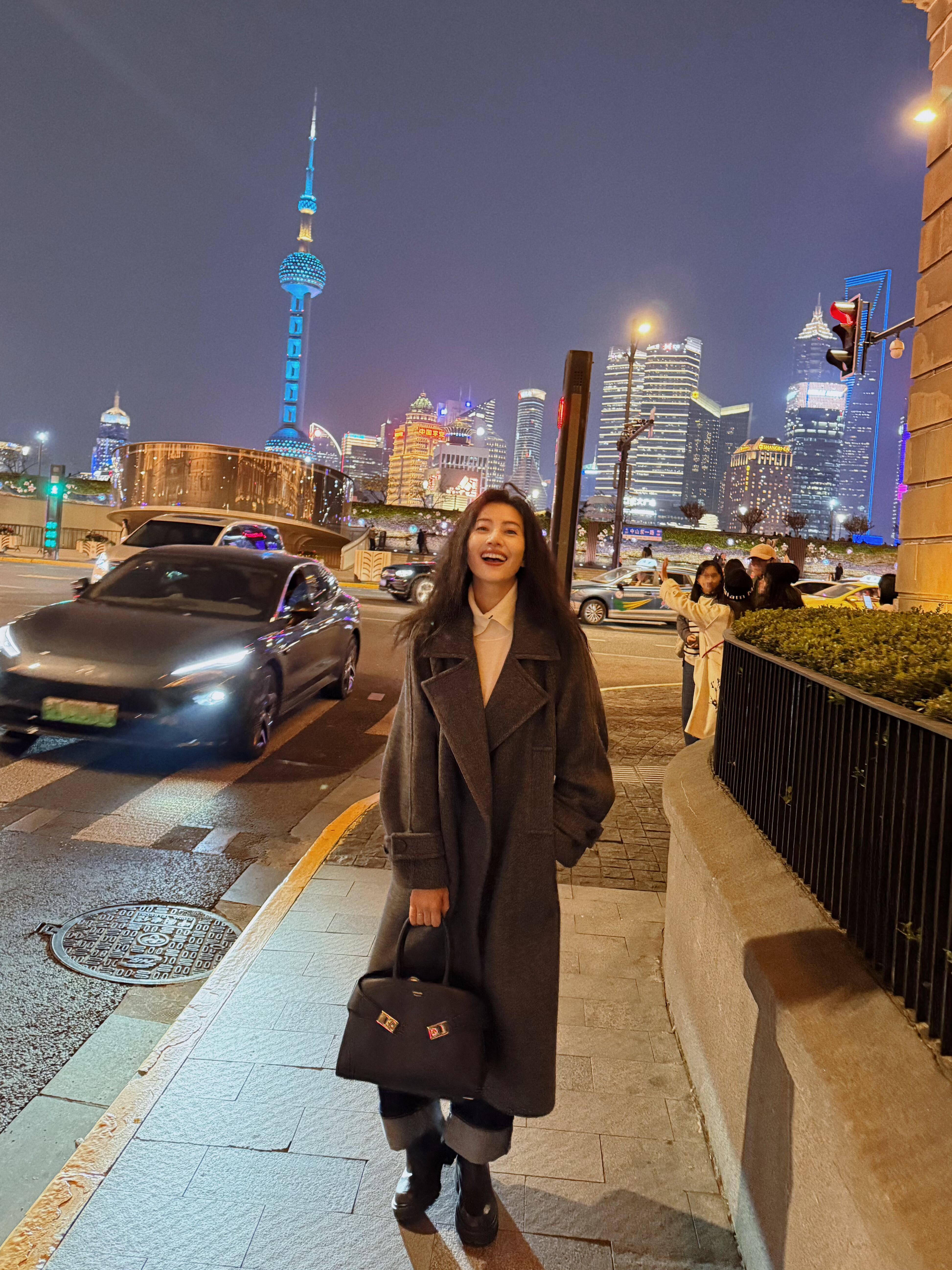 高圆圆 松弛感旅游街头穿搭拍照模版 