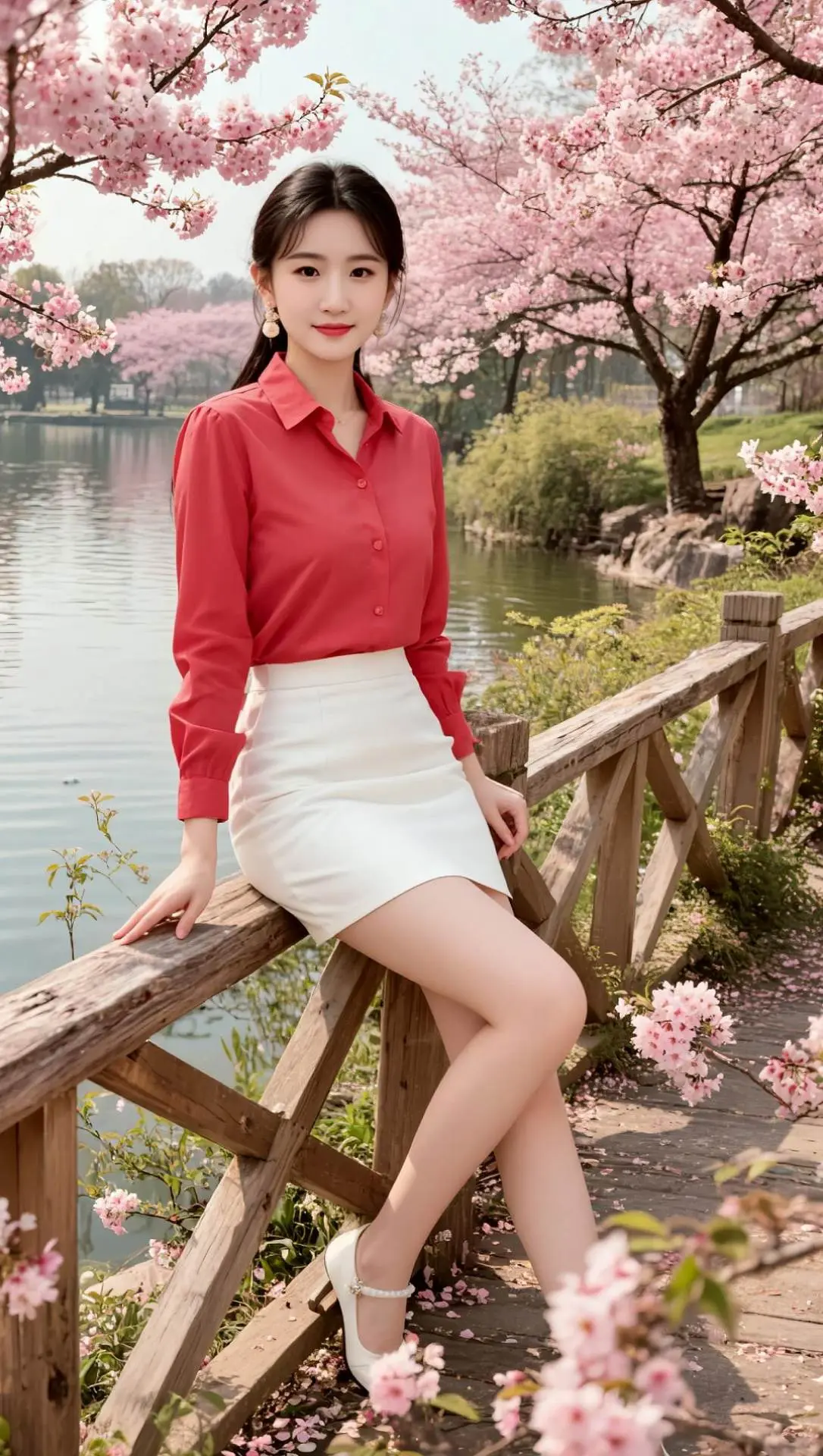 AI公园优雅写真 ai创作