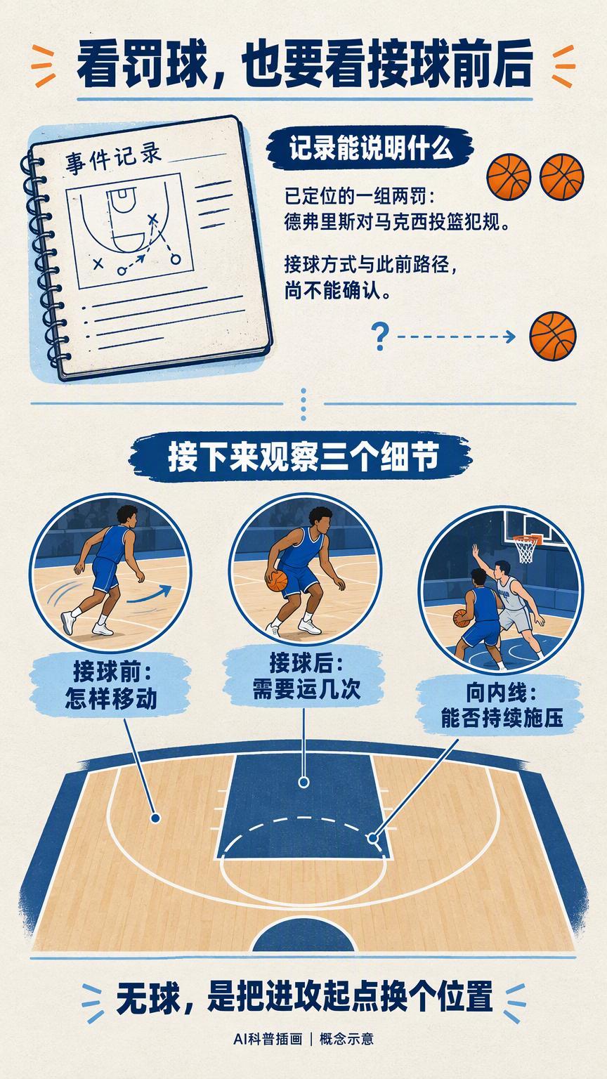 11次出手却有7次罚球：马克西练无球为何不等于远离篮下？北京时间10月17日，费