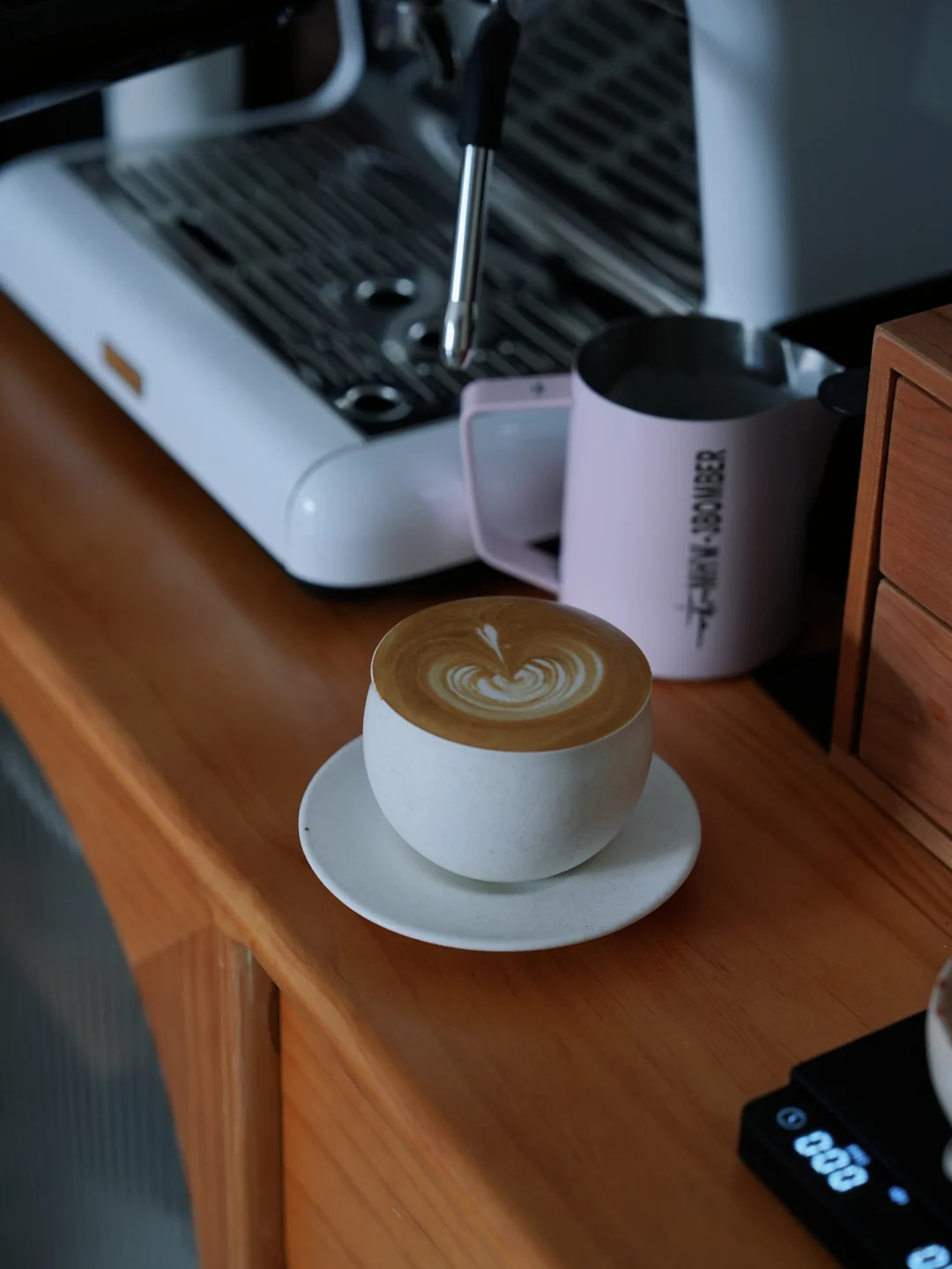 coffee time‖入伏不喝凉的那就来热拿铁吧