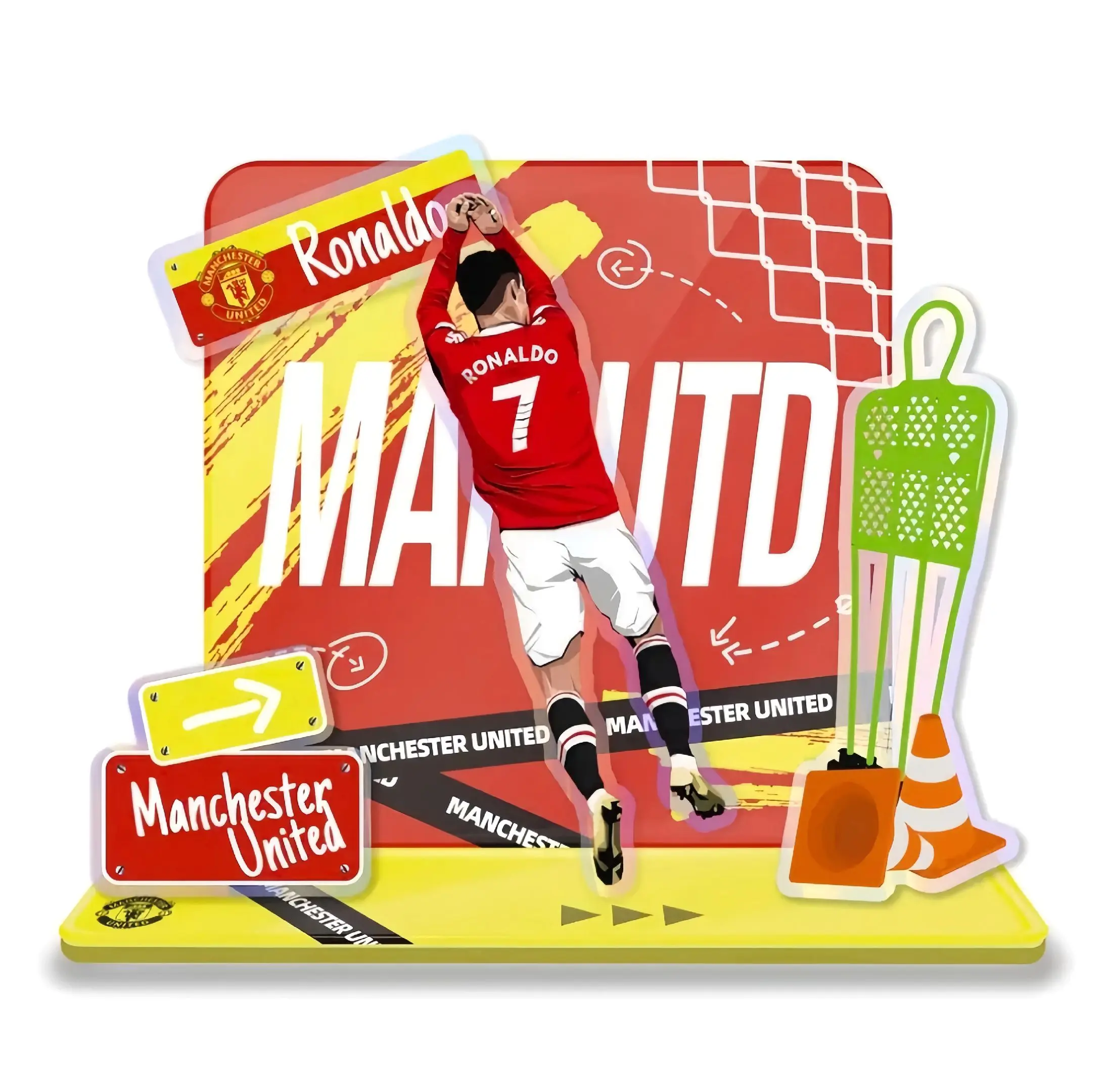 C罗 立牌 摆件 足球周边 礼物