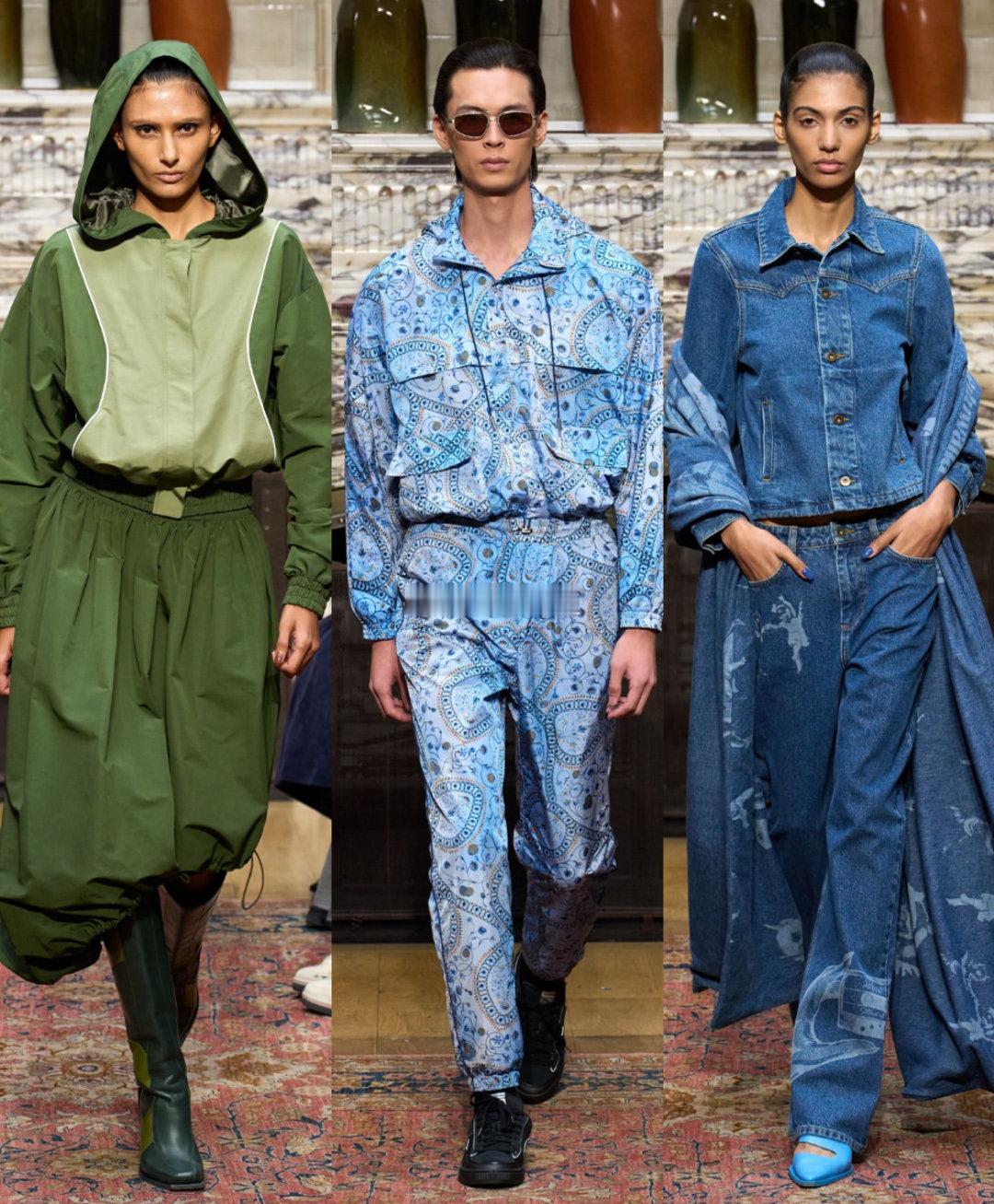 风格大赏 ｜大秀直击 【Ahluwalia2026春夏系列】诺玛德酒店玻璃中庭里