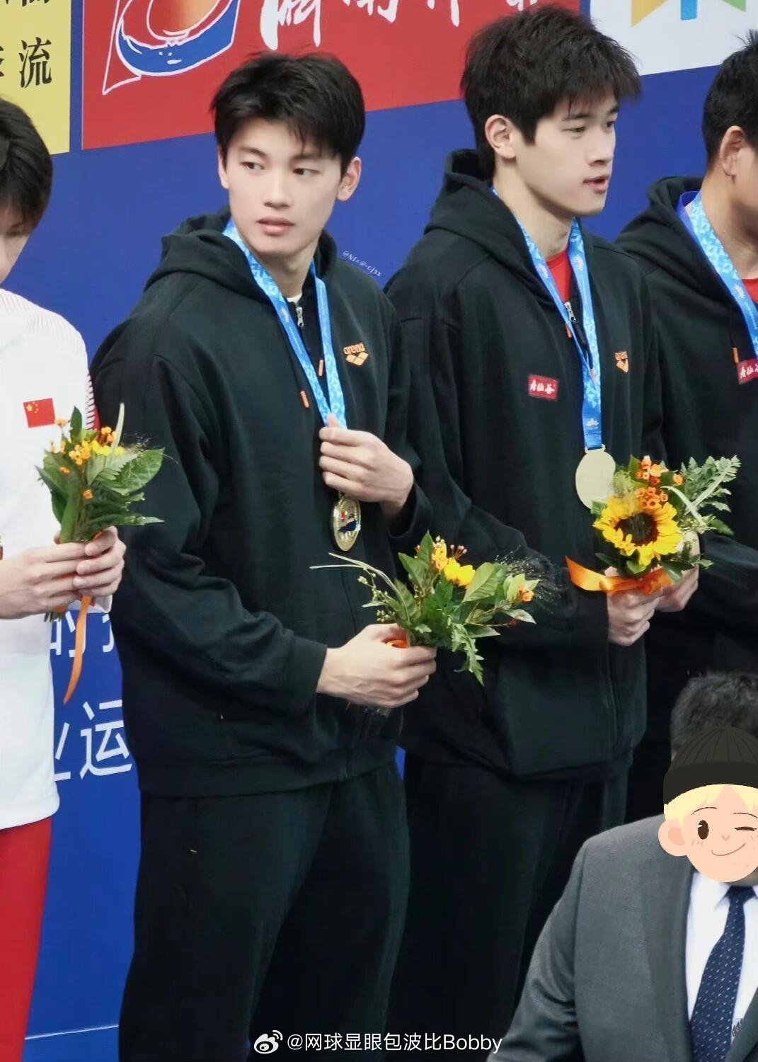 汪顺全运会第16金潘展乐十五运首金全运会游泳男子4X100米自由泳接力决赛浙江队