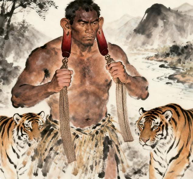 品读《山海经》422——《海外北经》聂（she）耳国
冬日生活打卡季
原文：
聂