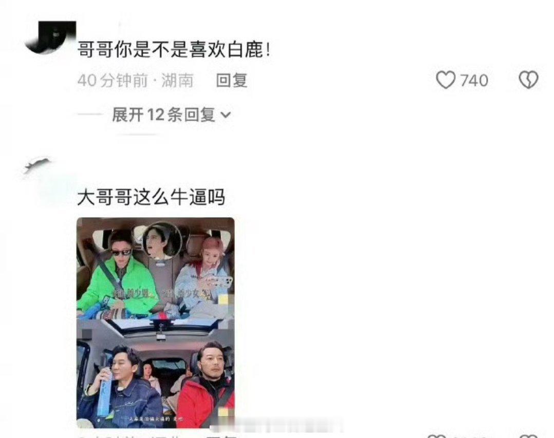 白鹿跑男的风终吹到了翟子路的身上