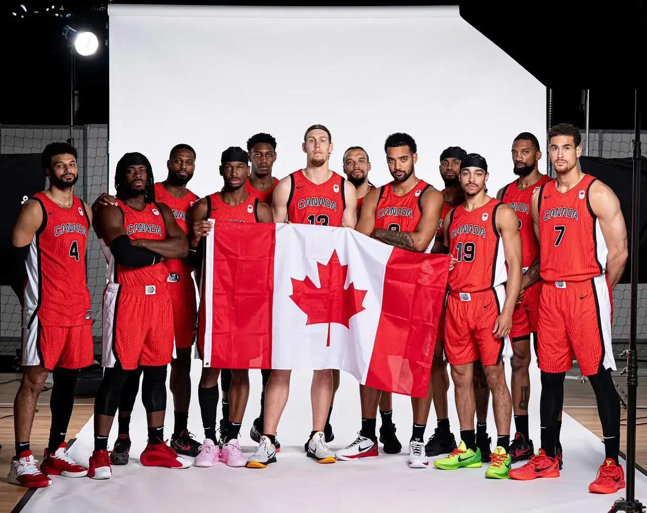 图一：加拿大，图二：德国
为什么加拿大这么多NBA球员，始终不能在国际赛场上有所