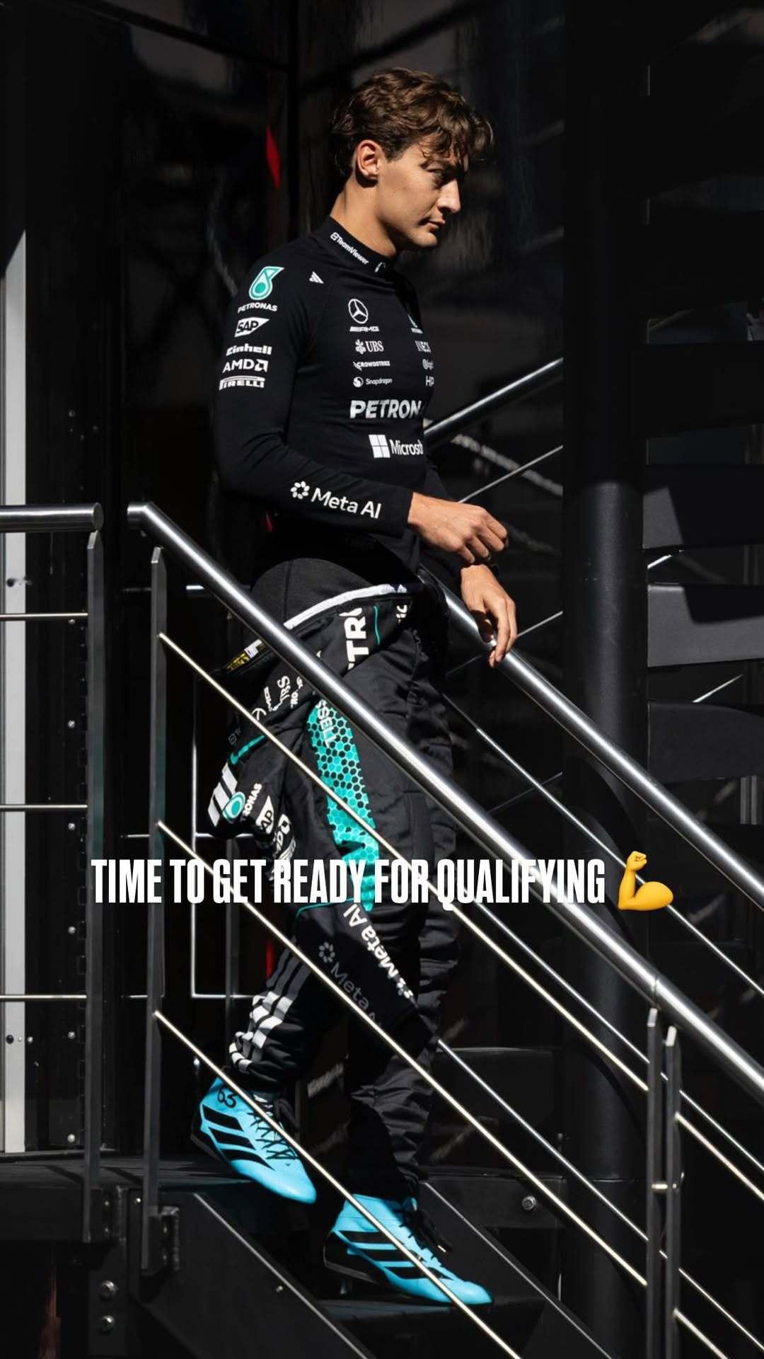 adidasmotorsport更新一则快拍乔治拉塞尔 🇪🇸 2026F1西