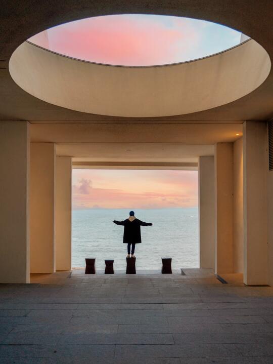 在泉州震撼到失语🪨亿万年礁石上的建筑美学