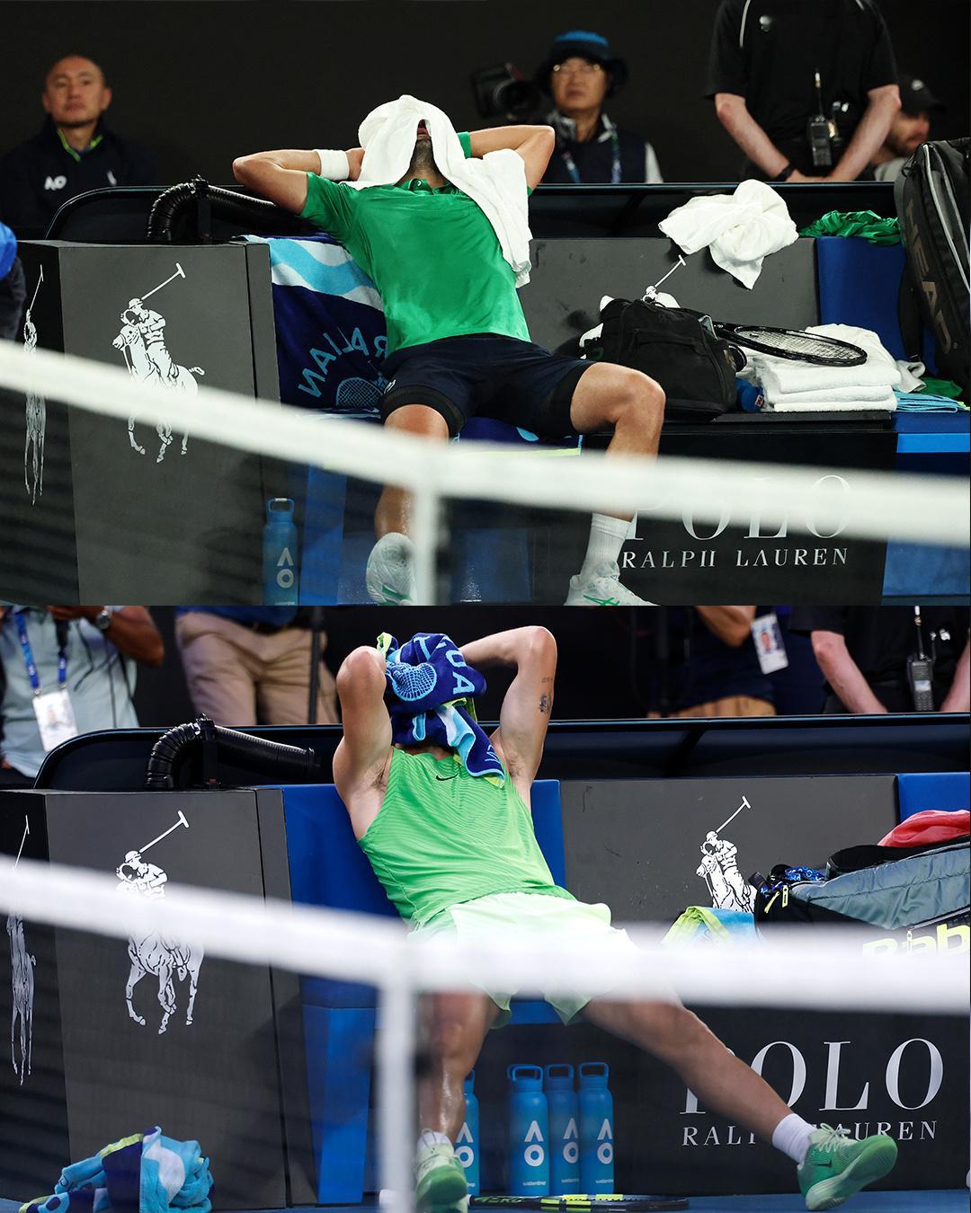 没想到吧，今天的两场网球，竟然能让我从上午十一点多，几乎不停歇地一直看到了夜里十