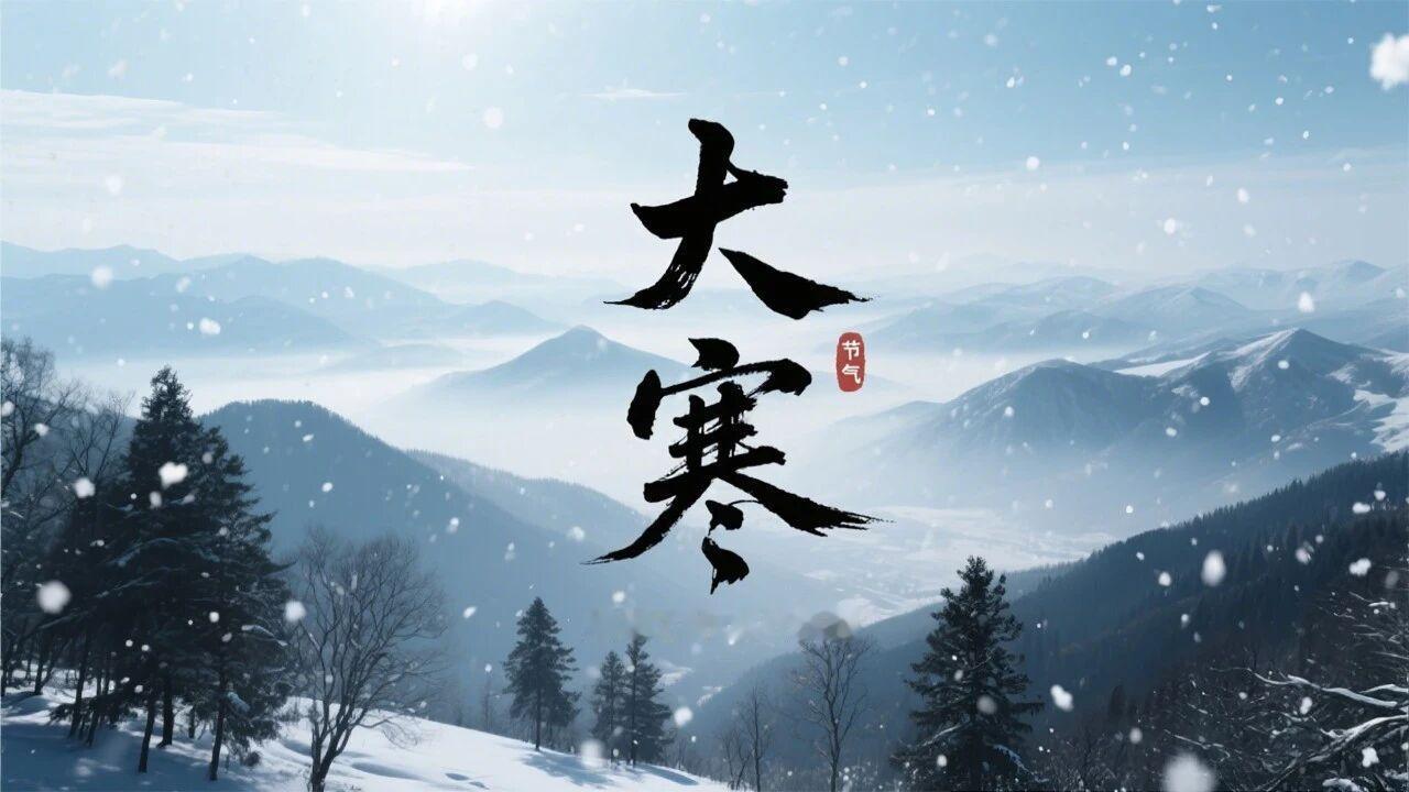 明日将迎大寒节气，作为二十四节气的收官之节，此时寒意攀至顶峰，也是年味渐浓的“迎