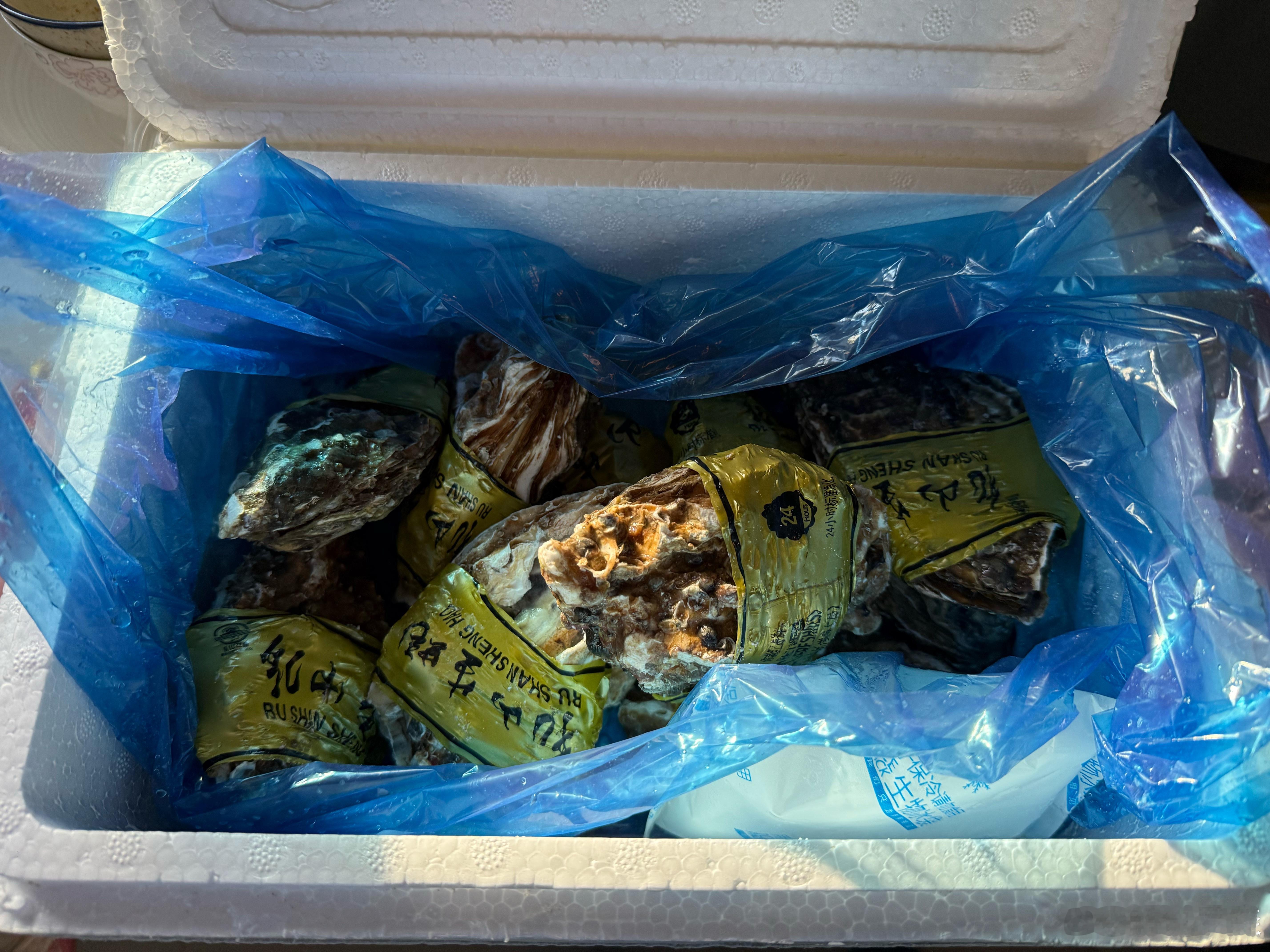 乳山生蚝。真不错！ 