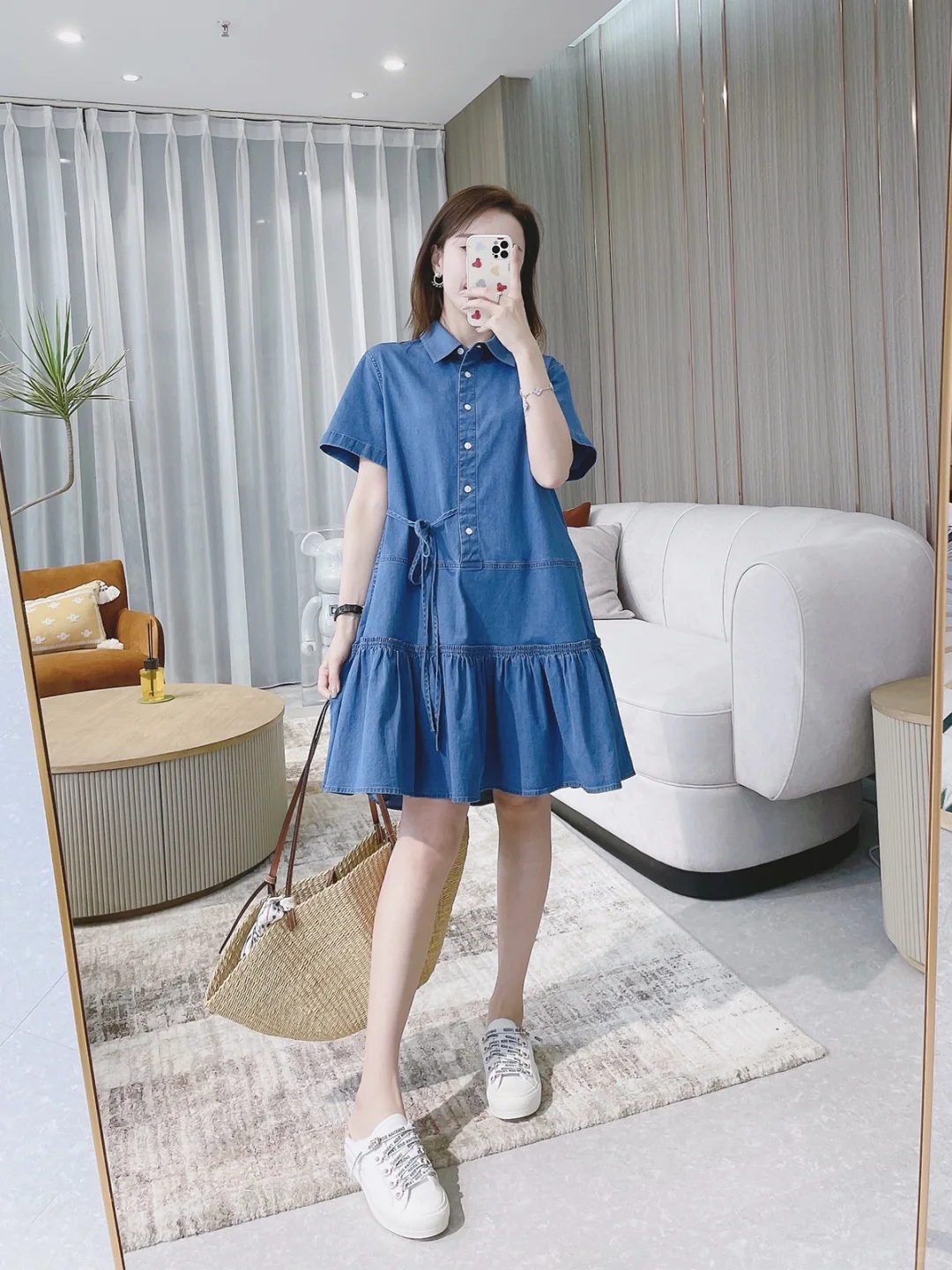 梨型救星 | 牛仔裙是夏天最好的文案💙