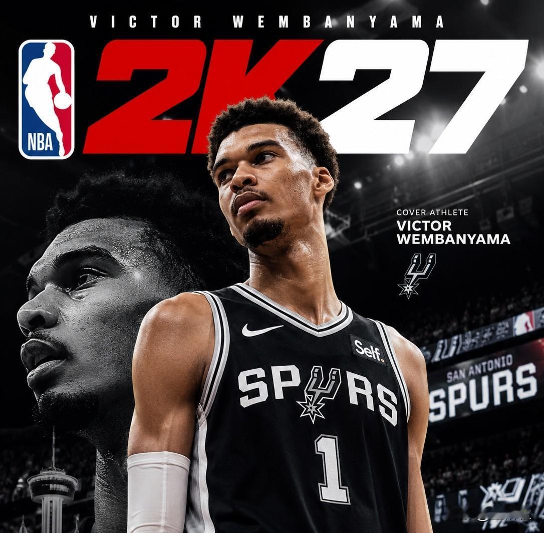 NBA2K封面魔咒应验率高达69.2%，马刺下赛季悬了

官方已宣布文班亚马成为