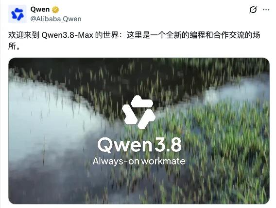 Qwen3.8正式发布，国产大模型竟然还有惊喜？
开源模型这一块，Qwen依旧权